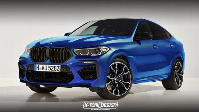 В Сети появились изображения нового BMW X6 M