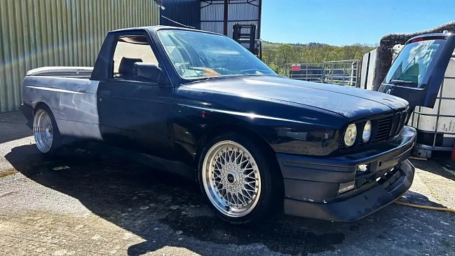 Из BMW 3 Series сделали самодельный и вполне функциональный пикап 