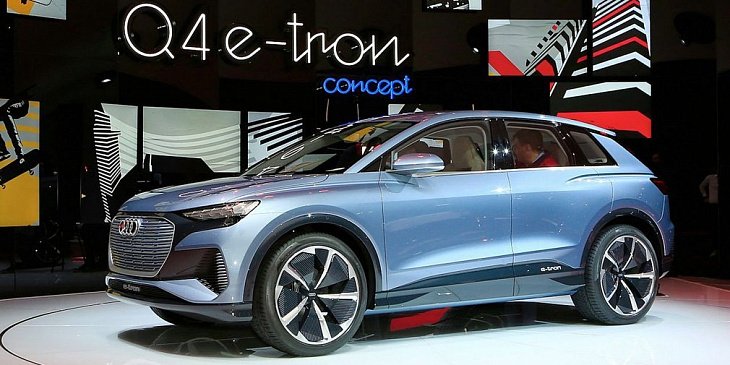 Audi представила в Женеве новый концепт с двумя электромоторами Q4 e-tron