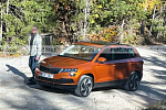 Компания Skoda покажет обновленный кроссовер Skoda Karoq 2022 30 ноября 2021 года