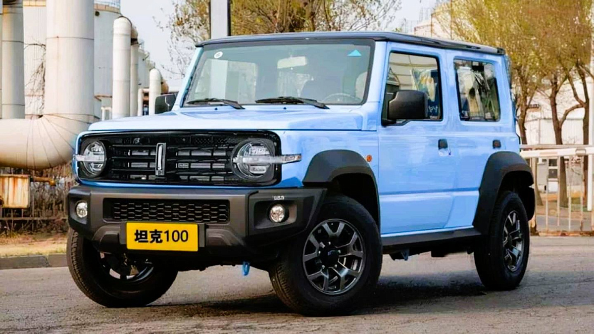 Небольшой внедорожник Great Wall Tank 100 украл внешность Suzuki Jimny