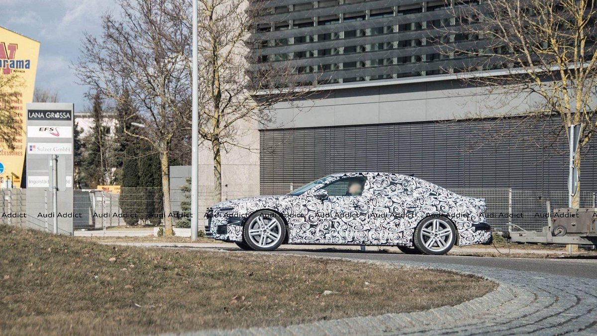 Появились фотографии нового Audi S6 Sedan