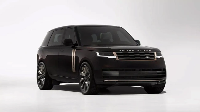 Для рынка Индии представлен "тигриный" вариант внедорожинка Range Rover SV 