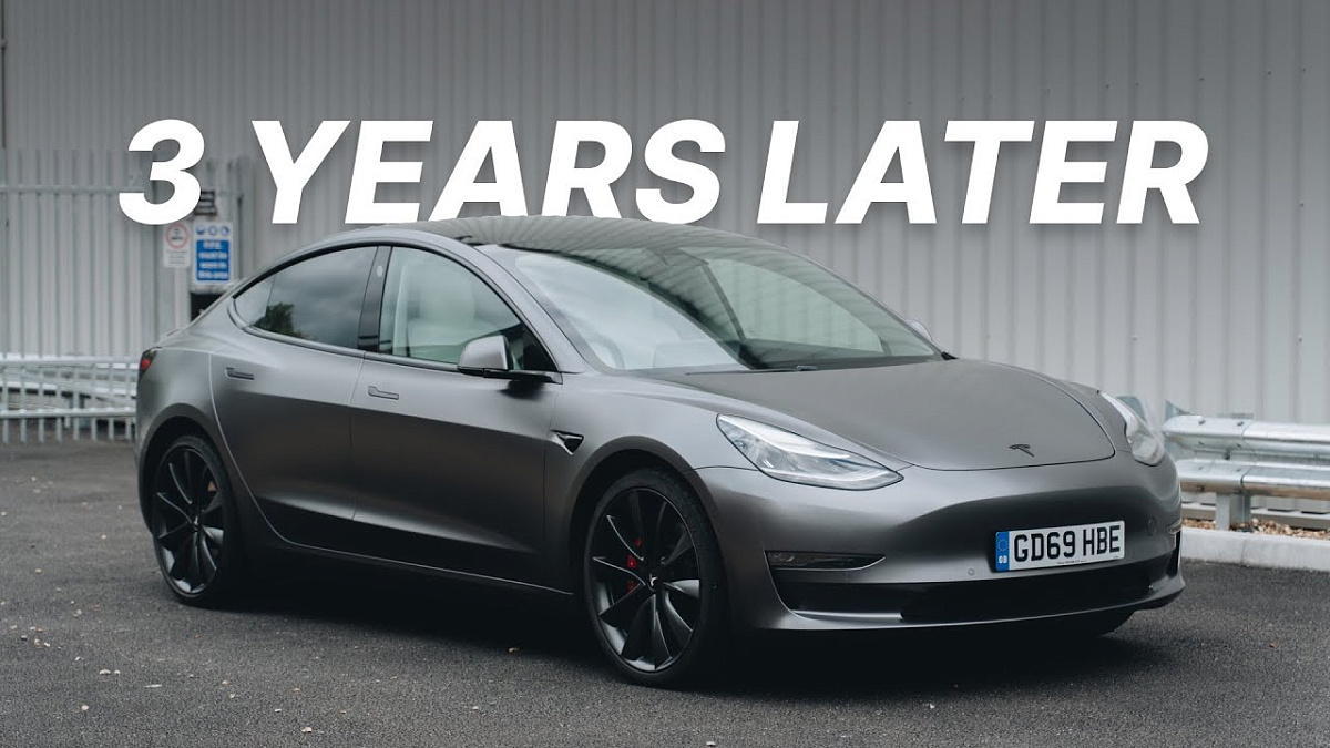 Tesla Model 3 спустя 3 года: затраты, износ батареи, плюсы и минусы