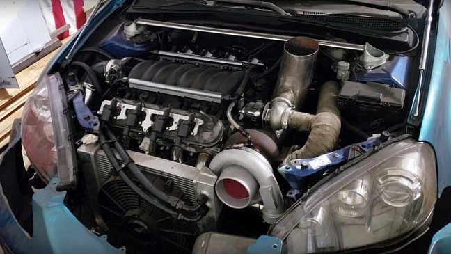 Модернизированный Acura RSX получил два двигателя V8