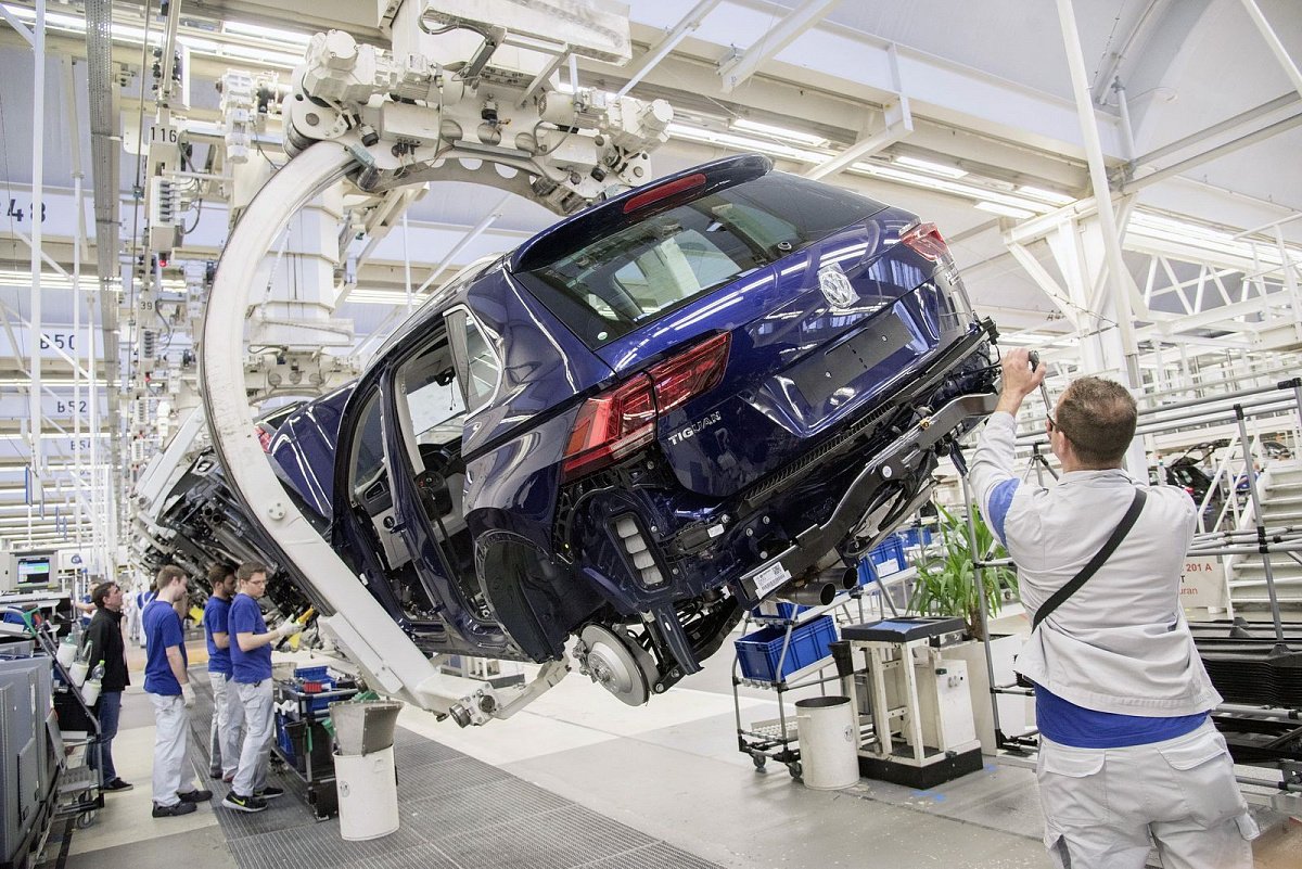Volkswagen завод в Германии