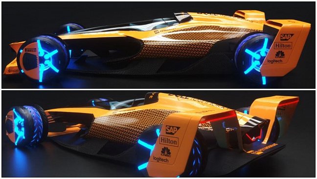 McLaren показала концепт-фото гонок будущего