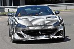 На тестах замечен обновленный суперкар Ferrari Portofino 