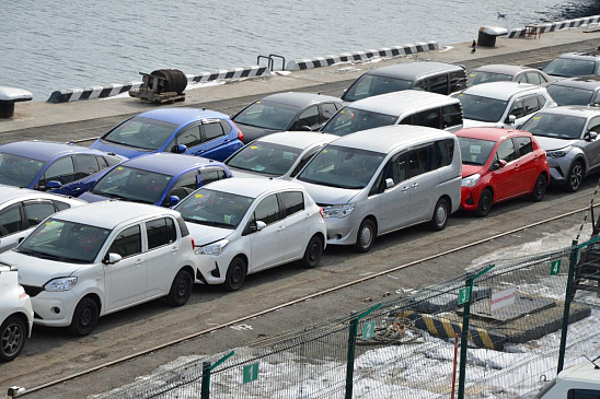 ТАСС: Ввоз автомашин в Россию через Владивосток вырос на 66% в 2022 году