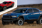 Рендеры Dodge Charger и Challenger TRX демонстрируют монструозные внедорожные варианты