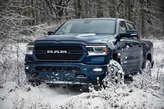 Пикап RAM 1500 основательно подготовили к зиме 