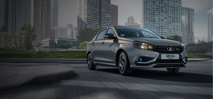Автопроизводитель АВТОВАЗ разработал для обновленного седана LADA Vesta Sport мощный мотор