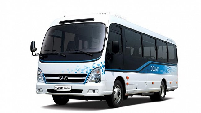 Hyundai презентовала электрический микроавтобус Сounty Electric