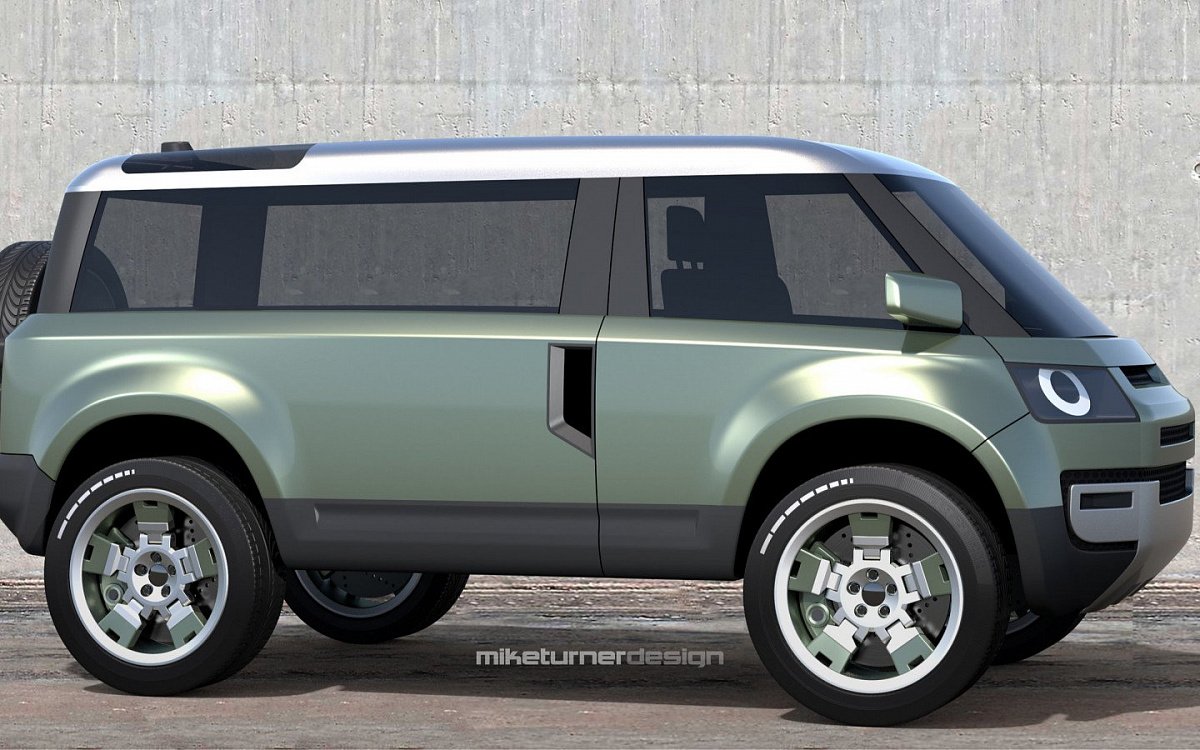 В сети показали Land Rover Defender в стиле «Буханки»