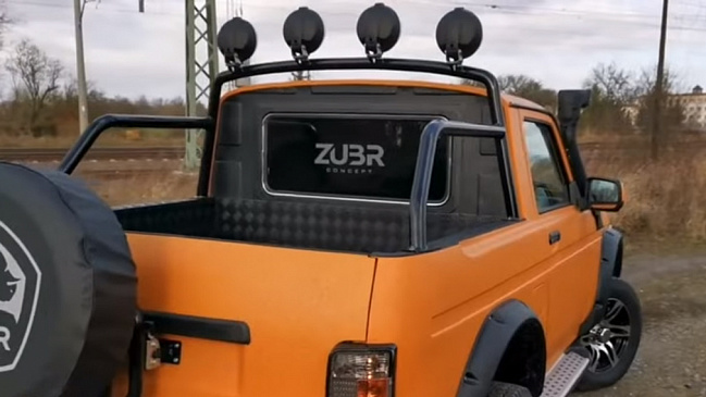 Autonews: немецкая компания Zubr выпустила экстремальный пикап на базе LADA Niva