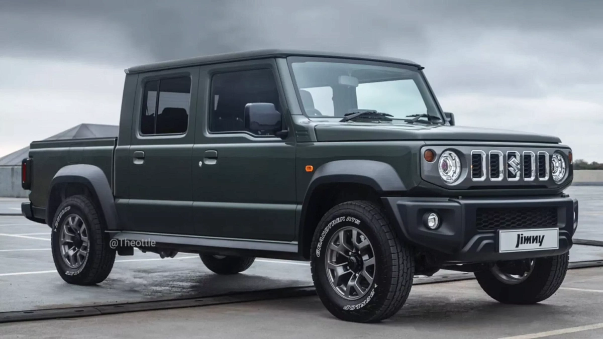 Suzuki Jimny переосмыслен как мини-пикап Gladiator