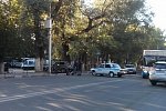 В Саратове мотоциклист врезался в патрульную машину