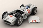 Из наборов Lego создана точная копия гоночного Mercedes W196R 