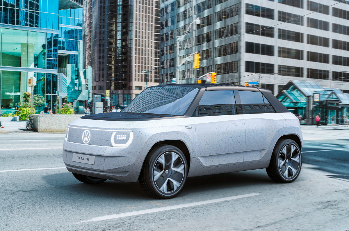 VW продемонстрировал электромобиль ID. LIFE за 1,7 млн руб