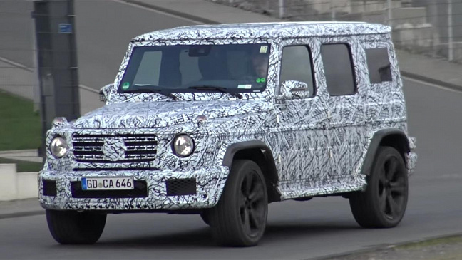 На тестах запечатлен прототип обновленного внедорожника Mercedes-AMG G63