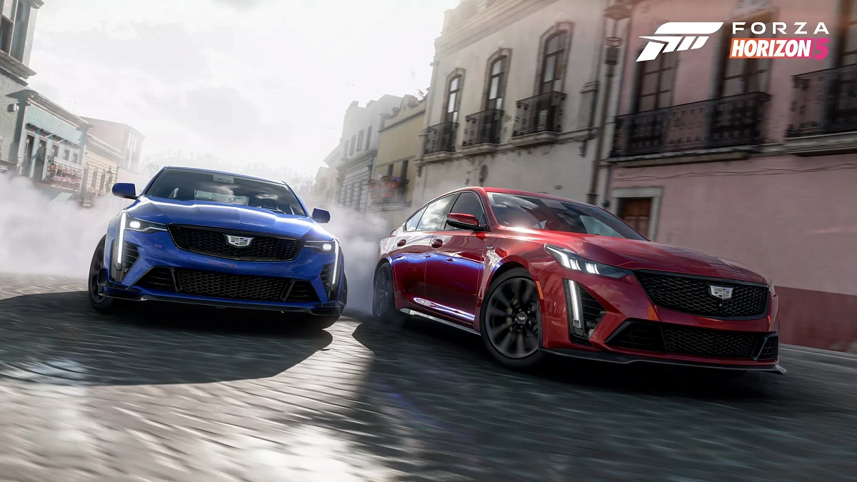 Седаны Cadillac CT4-V и CT5-V Blackwing станут мощными в игре Forza Horizon 5 в апреле 2023 года