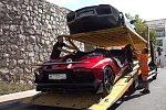Очень редкий родстер Lamborghini Aventador J был снят крупным планом