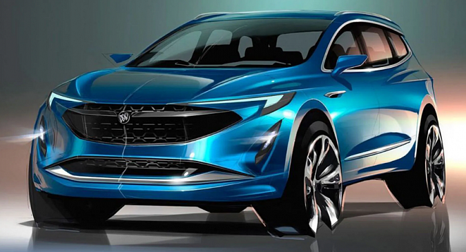 General Motors показала эскизы совсем другого внедорожника Buick Enclave 2022 года