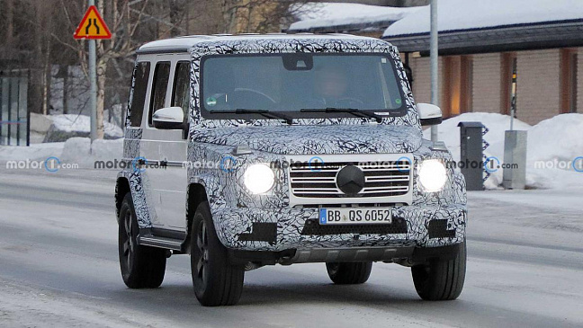 Компания Mercedes-Benz тестирует обновленный внедорожник G-class 