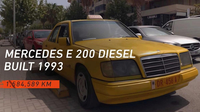 Двигатель этого Mercedes E-Class 1993 года проехал 1,6 млн. км.