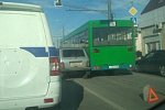 В Пензе произошло ДТП с маршрутным автобусом