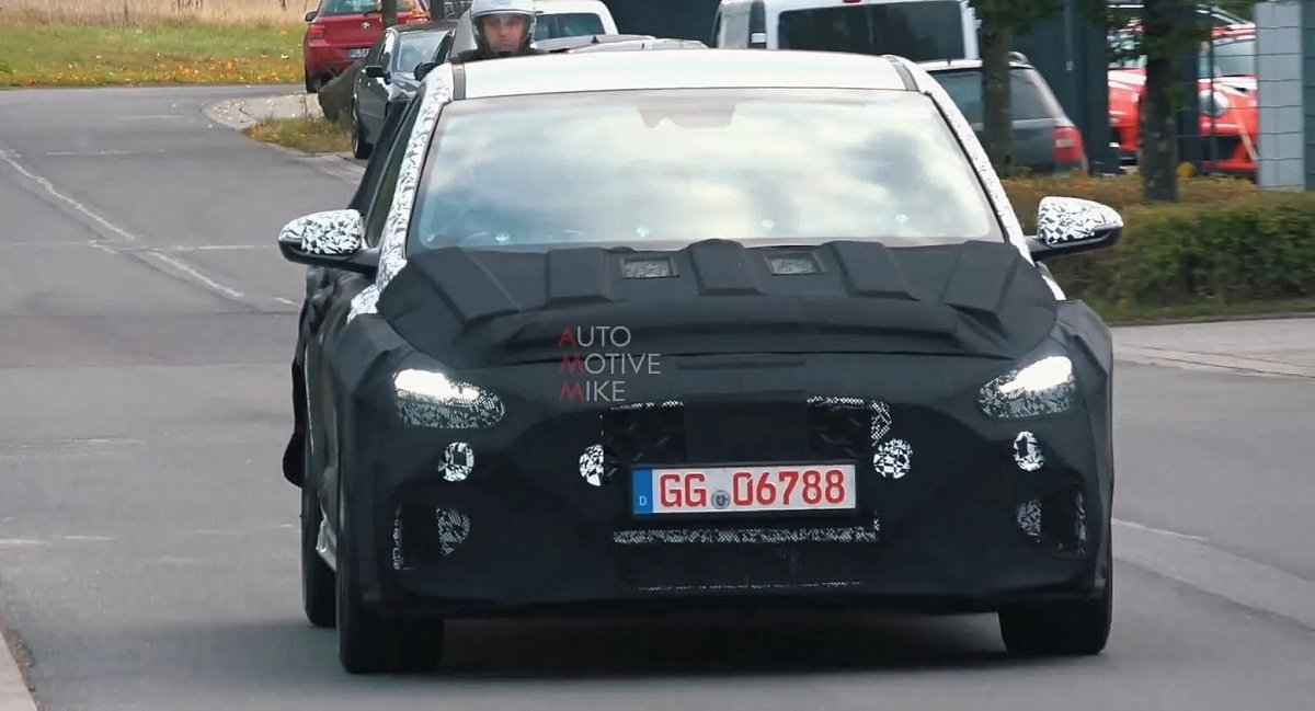 Обновленный Hyundai i30 N заметили во время заезда на Нюрбургринге