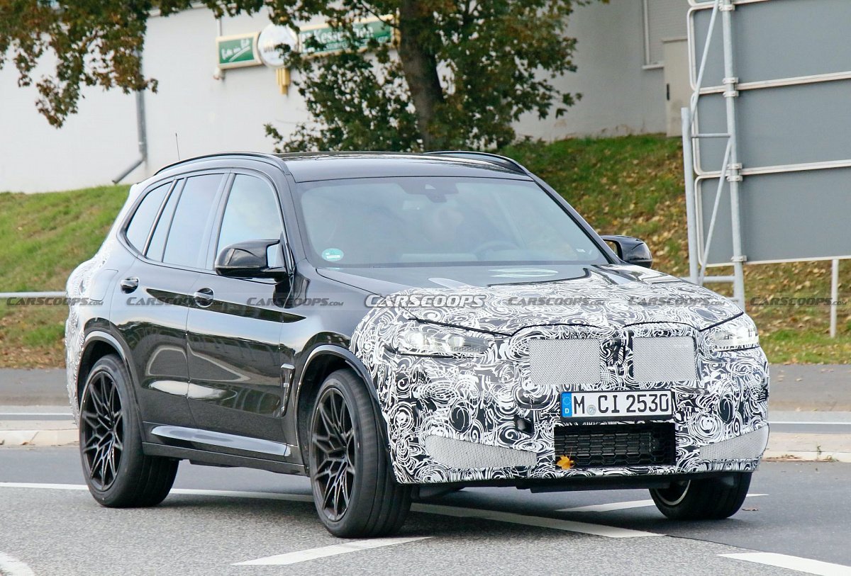 Концепт обновленного BMW X3 M заметили на испытаниях