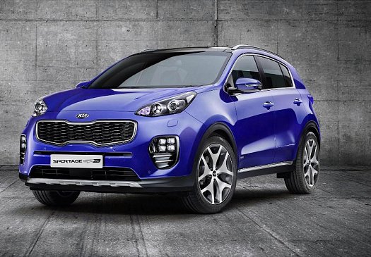 KIA показала гибридное исполнение обновлённого кроссовера Sportage