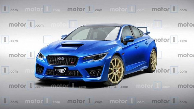 Опубликован рендер Subaru WRX STI следующего поколения