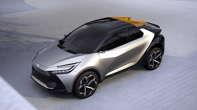 Toyota опубликовала первые фотоизображения нового концептуального кроссовера С-HR Prologue