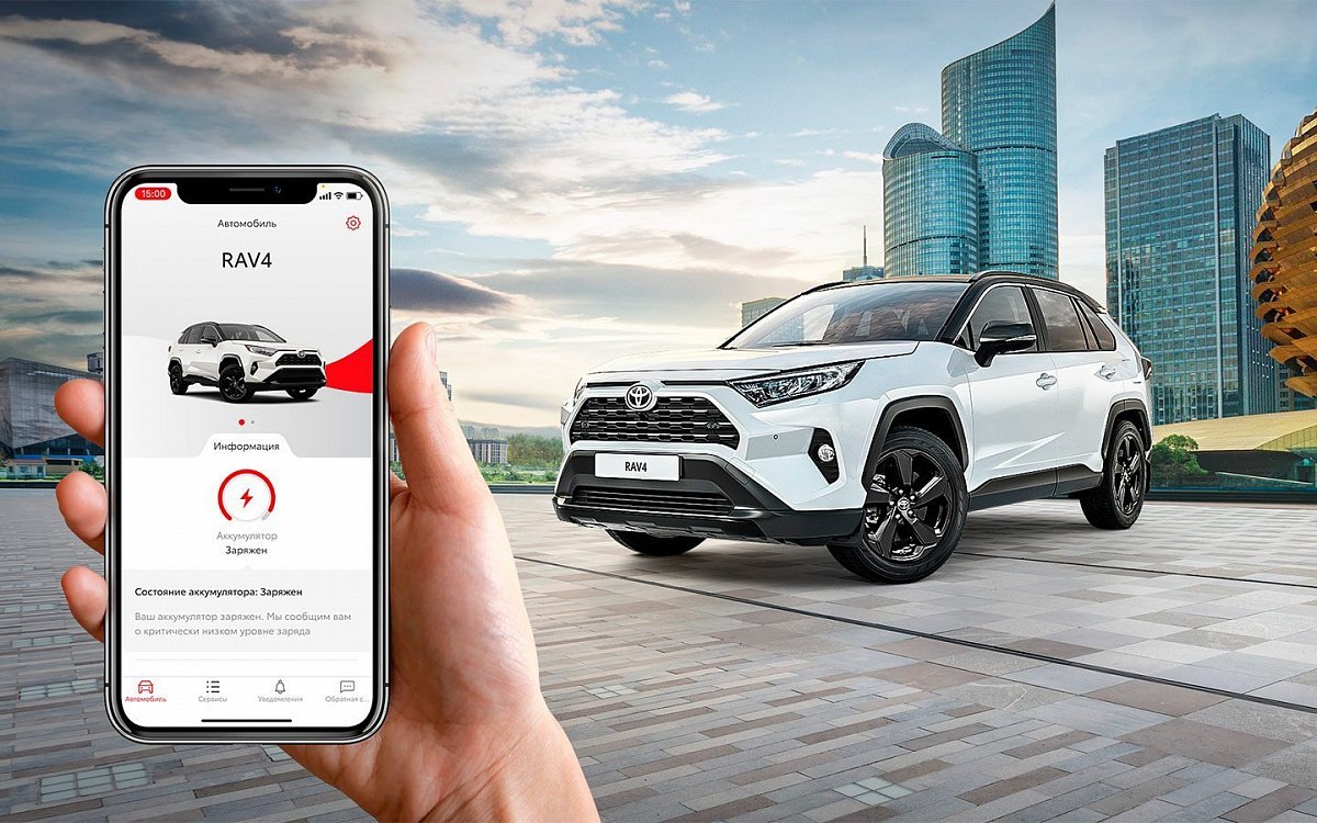 Toyota рассекретила рублевые цены на подключенные к смартфону автомобили