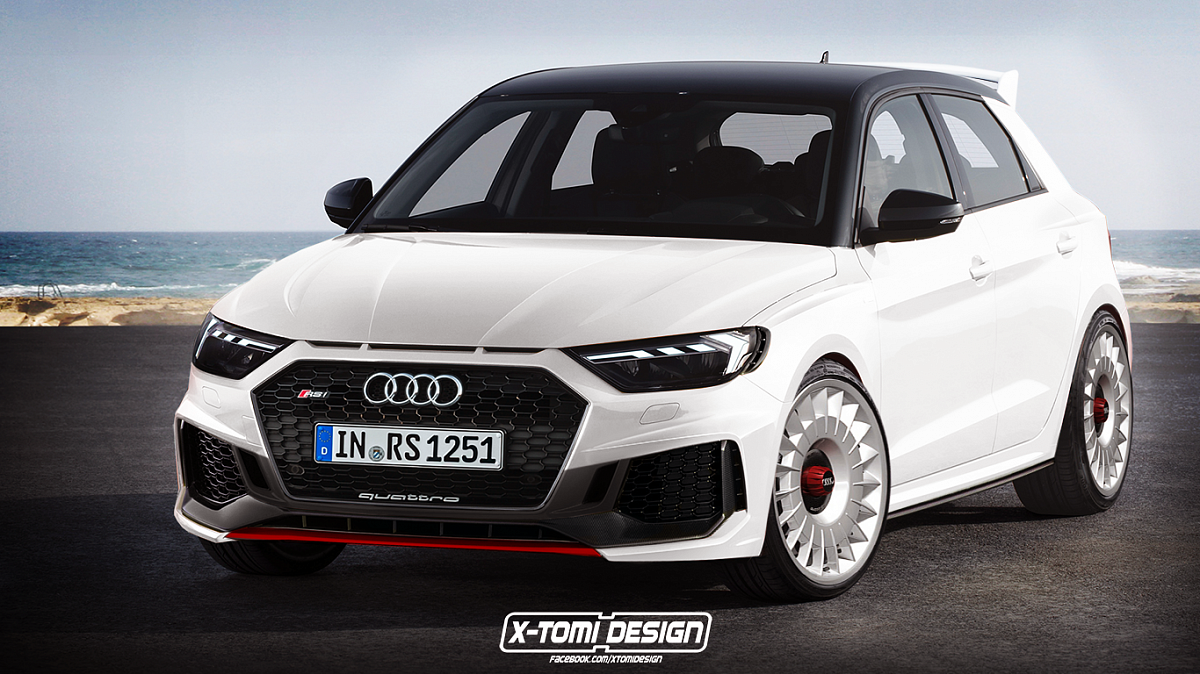 В сети появились первые изображения заряженной версии Audi RS1 и RS1 Clubsport