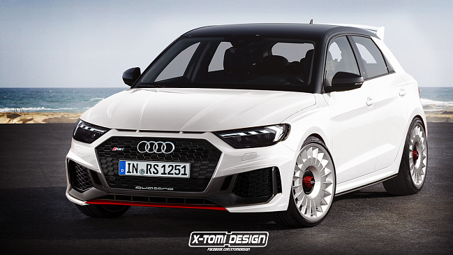 В сети появились первые изображения заряженной версии Audi RS1 и RS1 Clubsport