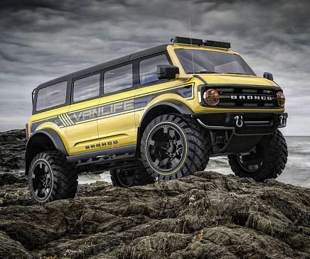 Независимый дизайнер превратил FORD Bronco во внедорожный фургон 