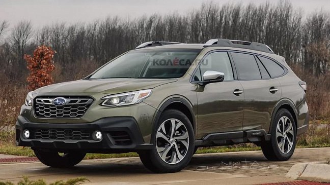 В Сеть попали первые изображения нового Subaru Outback