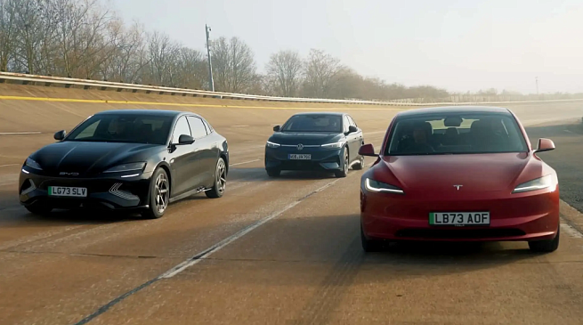 Tesla Model 3, VW ID.7 или BYD Seal - какой электрический седан лучше