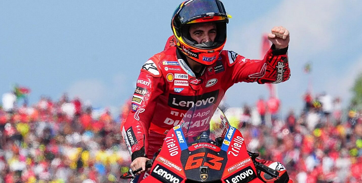 MotoGP: первый гонщик Ducati, выигравший четыре гран-при подряд
