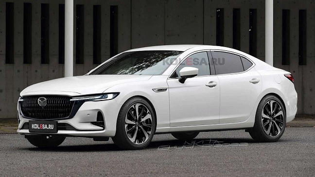 Опубликован неофициальный рендер на седан Mazda6 нового поколения 