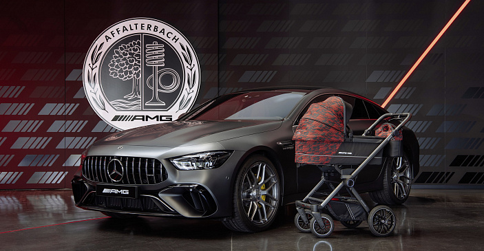 Mercedes-AMG выпустил новую серию детских колясок в сотрудничестве с Hartan