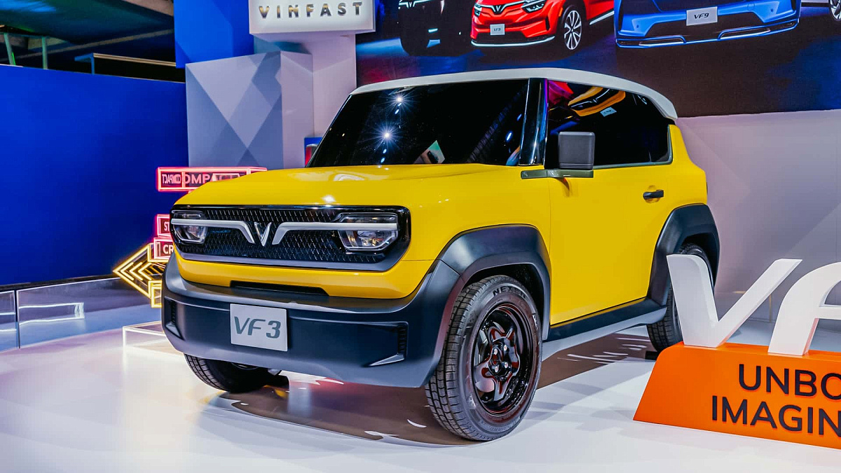 VinFast представил электрический внедорожник VF 3 с чертами Suzuki Jimny