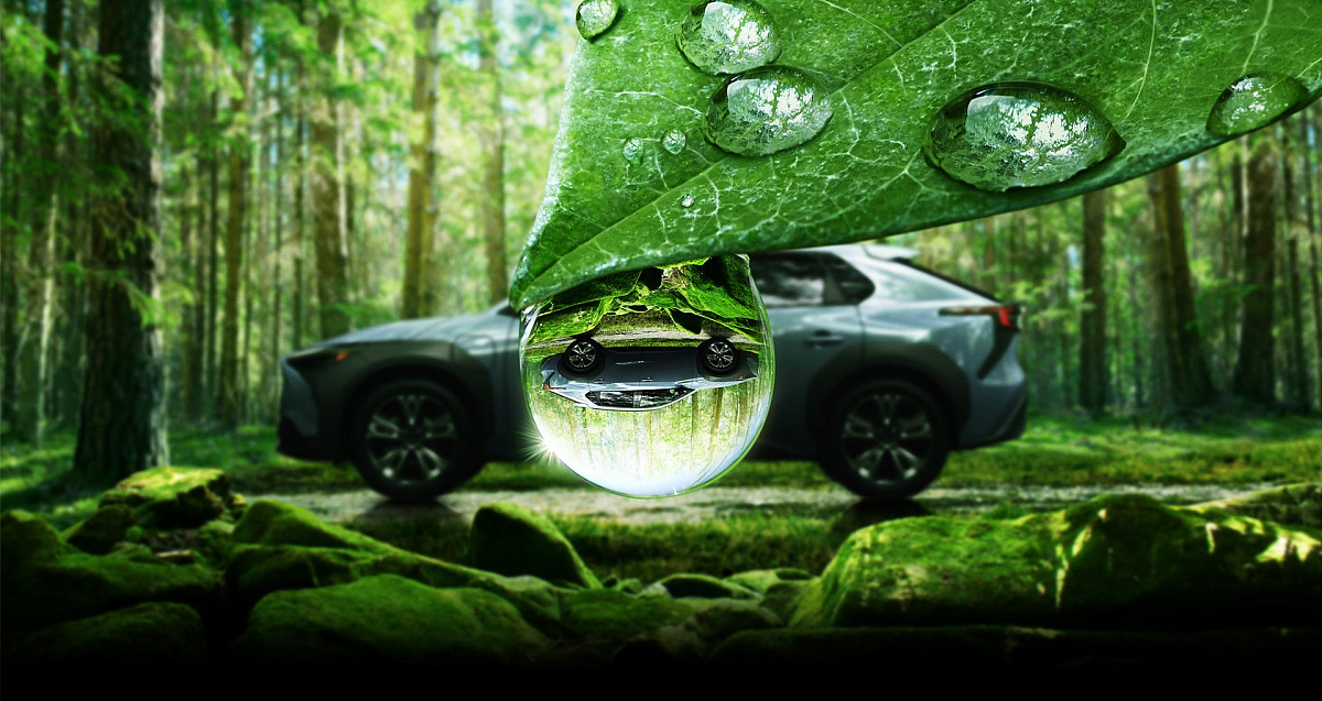 Subaru демонстрирует свое первый электрокар Solterra EV 2023 года на новом тизере