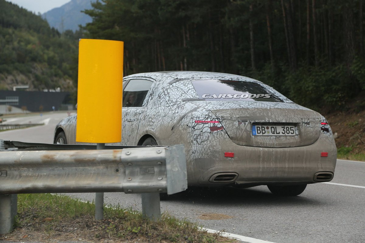 Новый Mercedes-Maybach S-Class заметили в ходе дорожных тестов