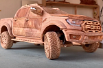 Пикап Ford Ranger Raptor получил деревянную копию 