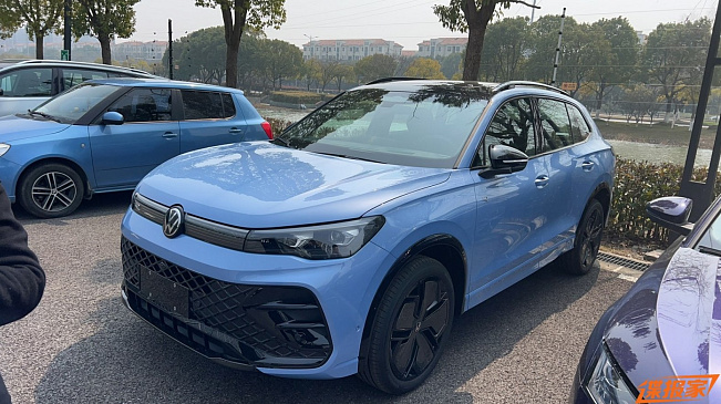 Появились снимки нового Volkswagen Tiguan L Pro с интерьером, похожим на китайский