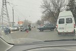 Авария в Пензе затруднила движение горожанам в час пик